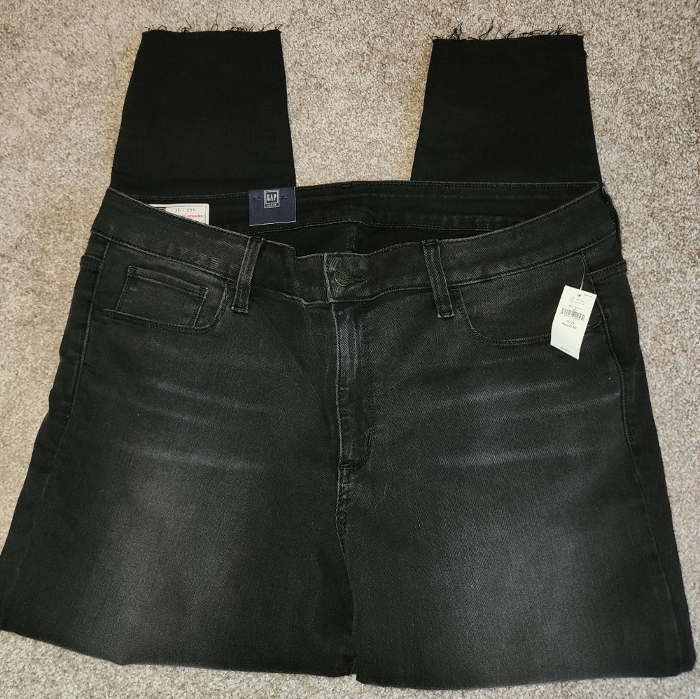 NWT Gap Jeggings size 20R black